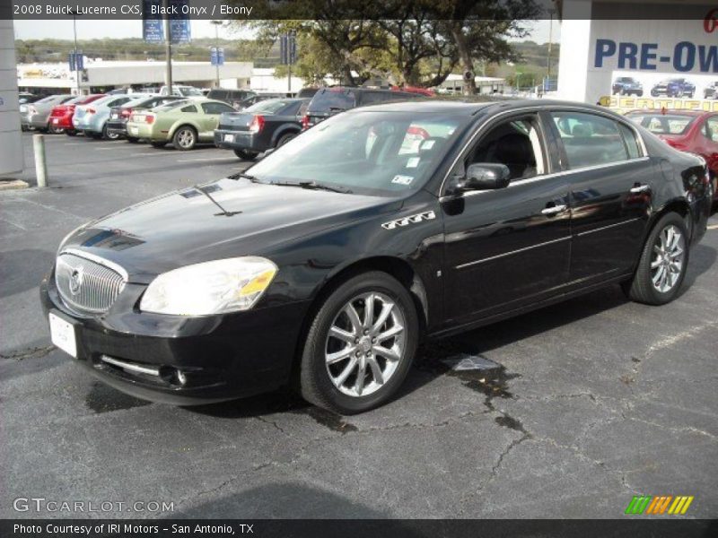 Black Onyx / Ebony 2008 Buick Lucerne CXS