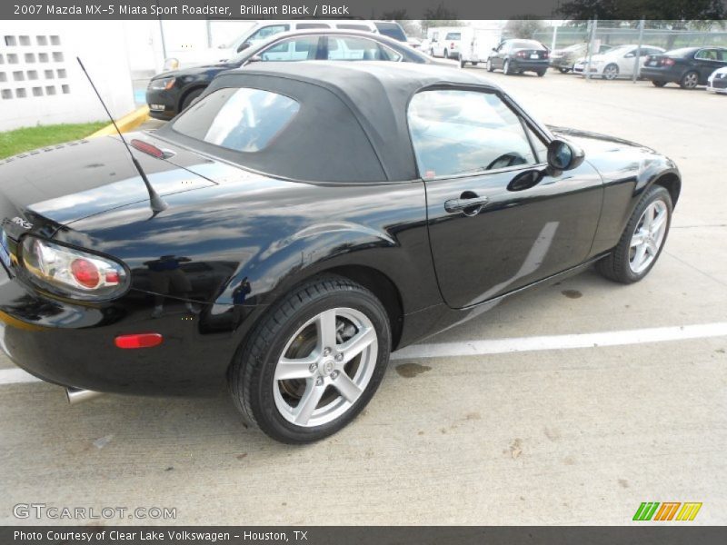 Brilliant Black / Black 2007 Mazda MX-5 Miata Sport Roadster