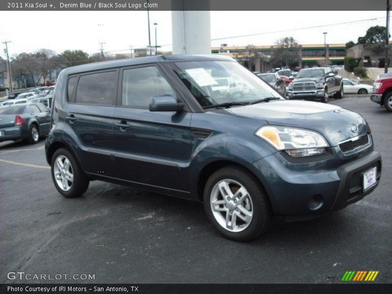 Denim Blue / Black Soul Logo Cloth 2011 Kia Soul +