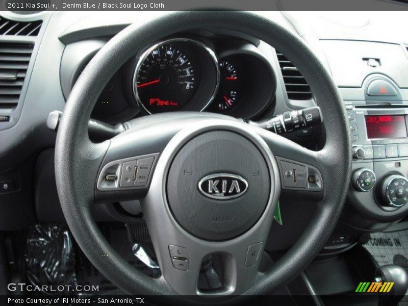 Denim Blue / Black Soul Logo Cloth 2011 Kia Soul +