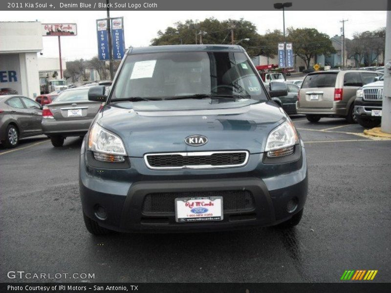 Denim Blue / Black Soul Logo Cloth 2011 Kia Soul +