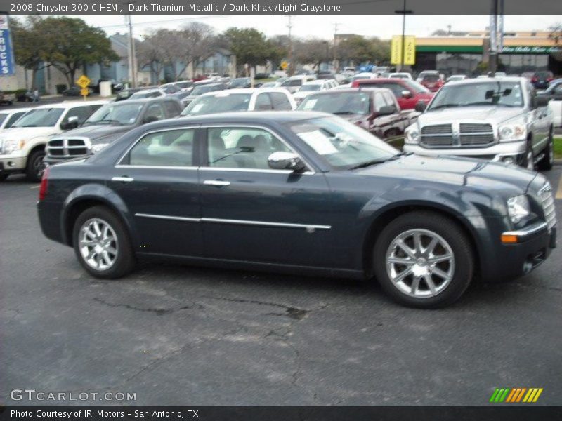 Dark Titanium Metallic / Dark Khaki/Light Graystone 2008 Chrysler 300 C HEMI