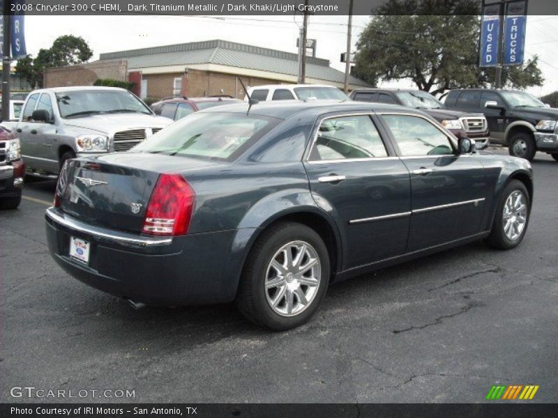 Dark Titanium Metallic / Dark Khaki/Light Graystone 2008 Chrysler 300 C HEMI