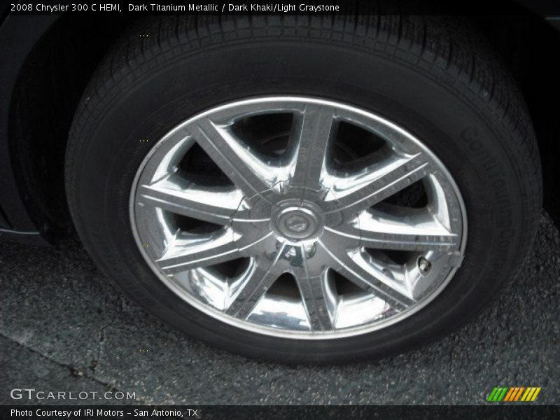 Dark Titanium Metallic / Dark Khaki/Light Graystone 2008 Chrysler 300 C HEMI