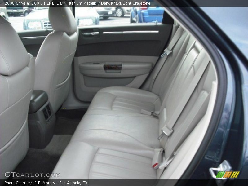 Dark Titanium Metallic / Dark Khaki/Light Graystone 2008 Chrysler 300 C HEMI