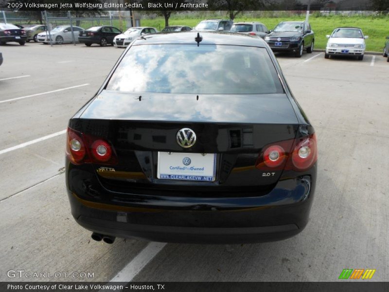 Black Uni / Anthracite 2009 Volkswagen Jetta Wolfsburg Edition Sedan