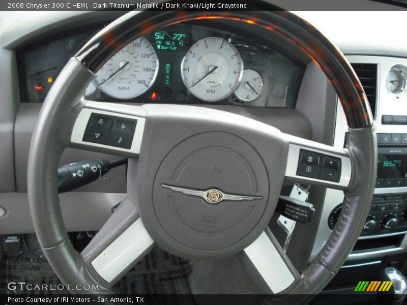 Dark Titanium Metallic / Dark Khaki/Light Graystone 2008 Chrysler 300 C HEMI