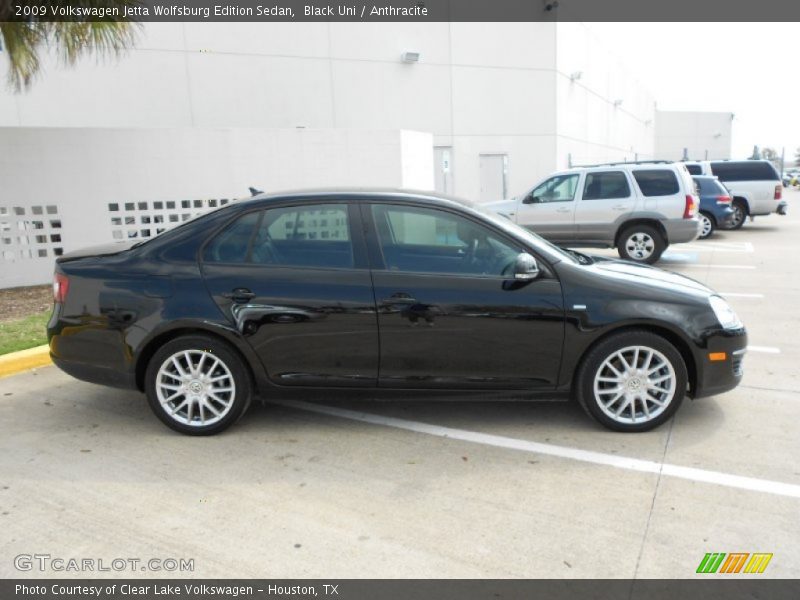 Black Uni / Anthracite 2009 Volkswagen Jetta Wolfsburg Edition Sedan