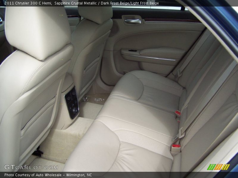 Sapphire Crystal Metallic / Dark Frost Beige/Light Frost Beige 2011 Chrysler 300 C Hemi