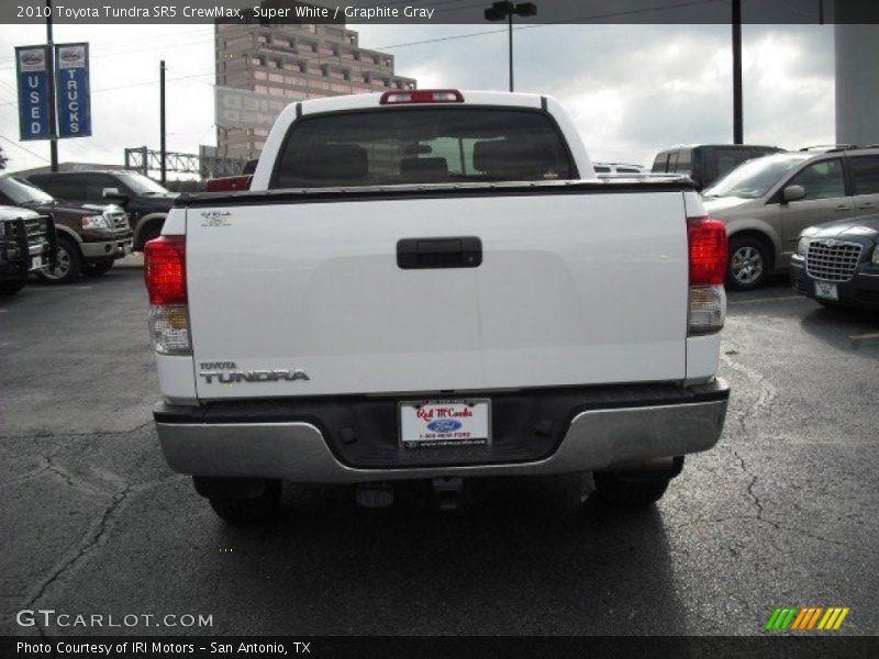 Super White / Graphite Gray 2010 Toyota Tundra SR5 CrewMax