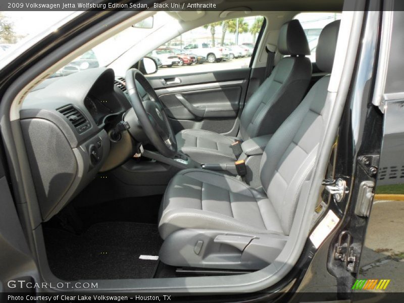 Black Uni / Anthracite 2009 Volkswagen Jetta Wolfsburg Edition Sedan