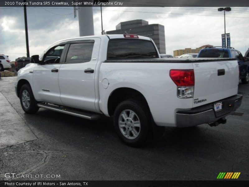 Super White / Graphite Gray 2010 Toyota Tundra SR5 CrewMax