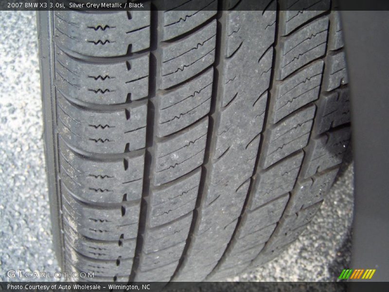 Silver Grey Metallic / Black 2007 BMW X3 3.0si