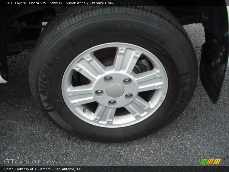 Super White / Graphite Gray 2010 Toyota Tundra SR5 CrewMax