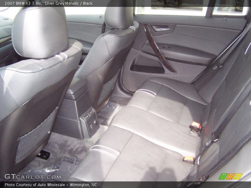 Silver Grey Metallic / Black 2007 BMW X3 3.0si