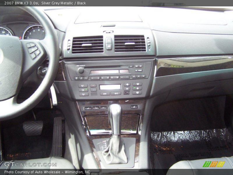 Silver Grey Metallic / Black 2007 BMW X3 3.0si