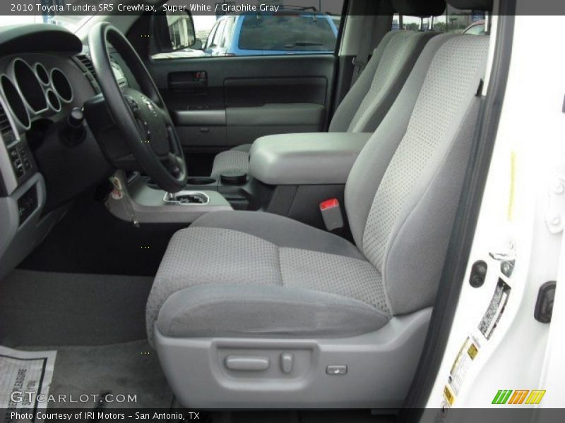 Super White / Graphite Gray 2010 Toyota Tundra SR5 CrewMax