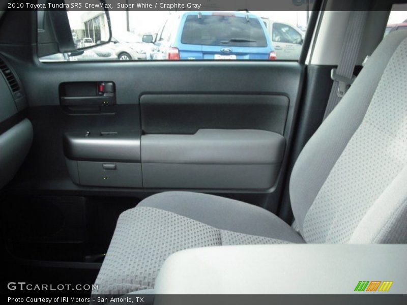 Super White / Graphite Gray 2010 Toyota Tundra SR5 CrewMax