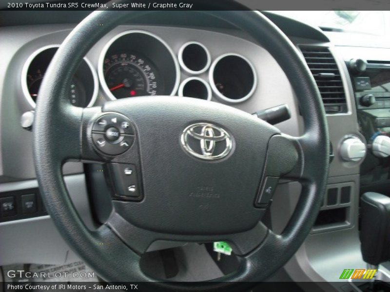 Super White / Graphite Gray 2010 Toyota Tundra SR5 CrewMax