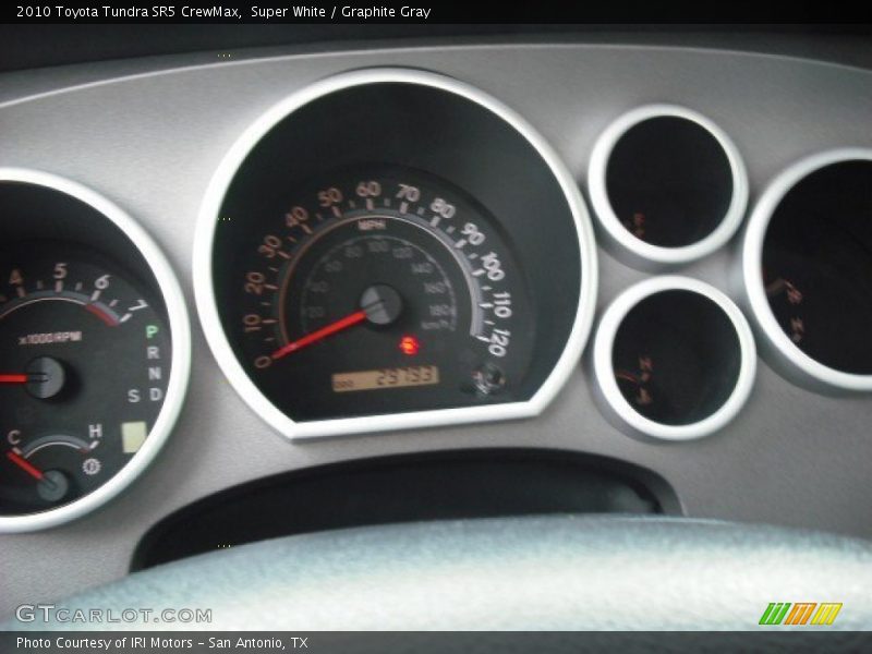 Super White / Graphite Gray 2010 Toyota Tundra SR5 CrewMax