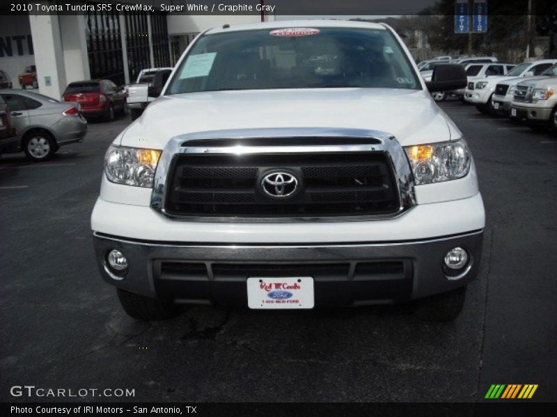 Super White / Graphite Gray 2010 Toyota Tundra SR5 CrewMax