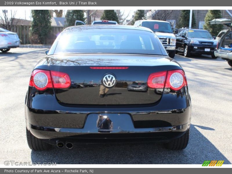Black Uni / Titan Black 2009 Volkswagen Eos Komfort