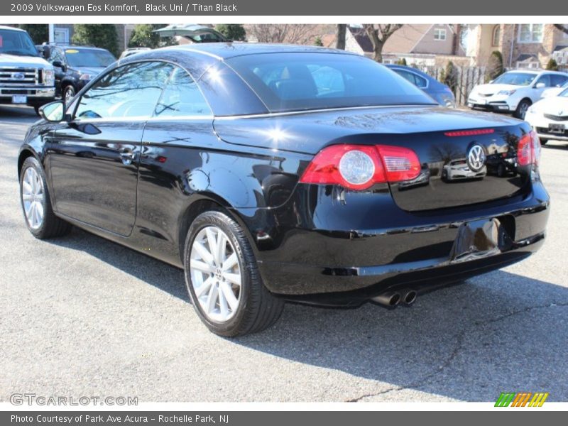 Black Uni / Titan Black 2009 Volkswagen Eos Komfort