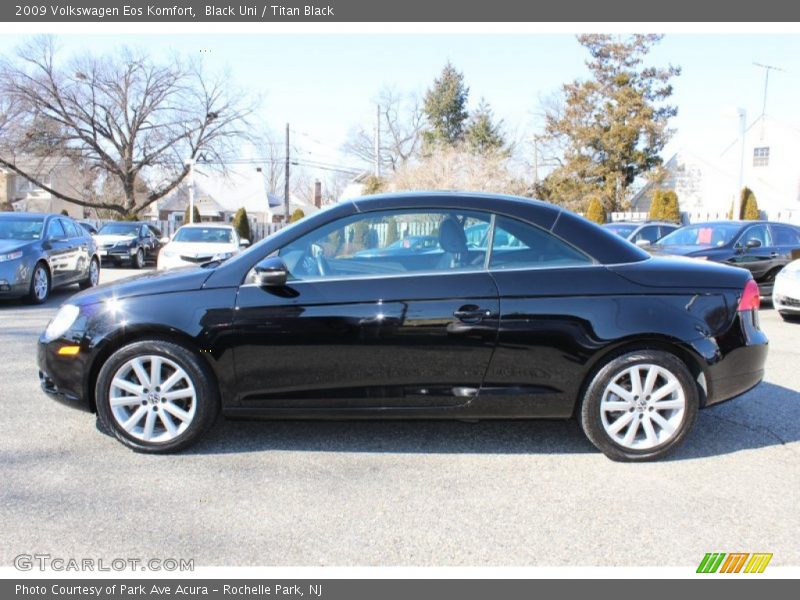 Black Uni / Titan Black 2009 Volkswagen Eos Komfort