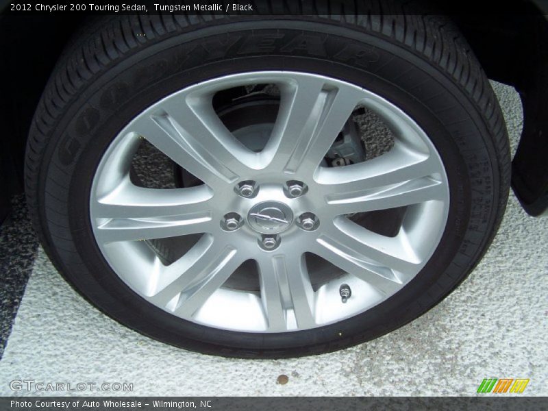 Tungsten Metallic / Black 2012 Chrysler 200 Touring Sedan