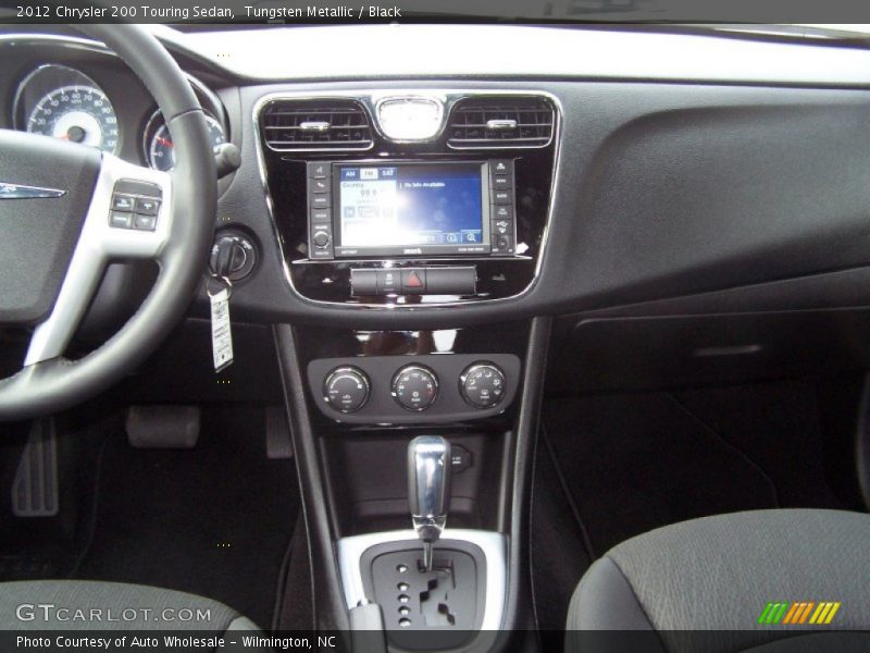 Tungsten Metallic / Black 2012 Chrysler 200 Touring Sedan