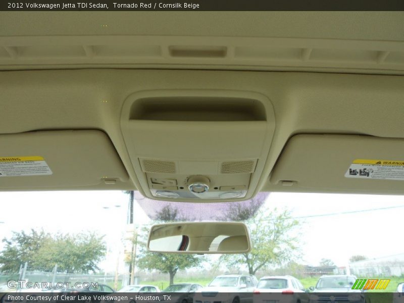 Tornado Red / Cornsilk Beige 2012 Volkswagen Jetta TDI Sedan