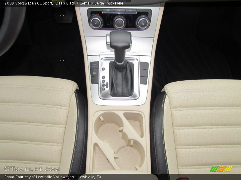 Deep Black / Cornsilk Beige Two-Tone 2009 Volkswagen CC Sport