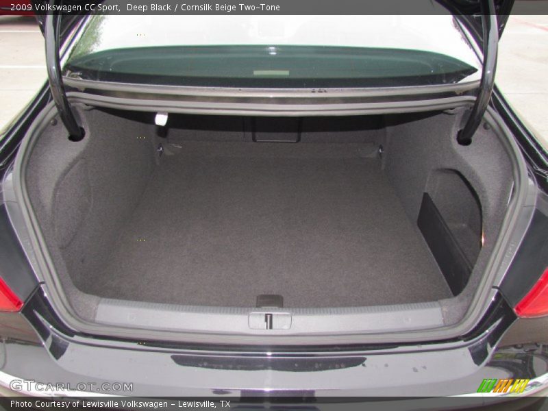 Deep Black / Cornsilk Beige Two-Tone 2009 Volkswagen CC Sport
