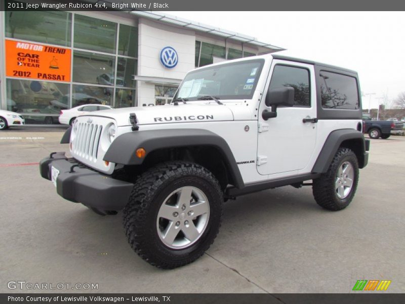 Bright White / Black 2011 Jeep Wrangler Rubicon 4x4