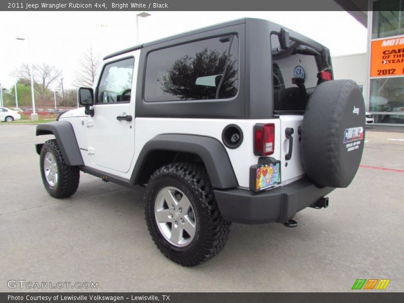 Bright White / Black 2011 Jeep Wrangler Rubicon 4x4
