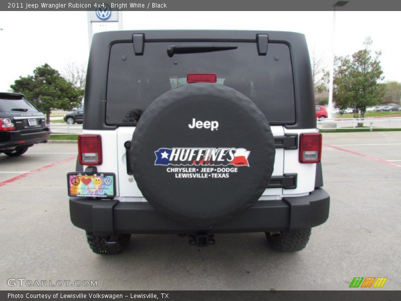 Bright White / Black 2011 Jeep Wrangler Rubicon 4x4