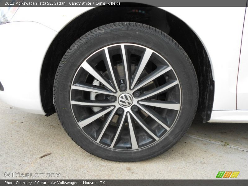 Candy White / Cornsilk Beige 2012 Volkswagen Jetta SEL Sedan