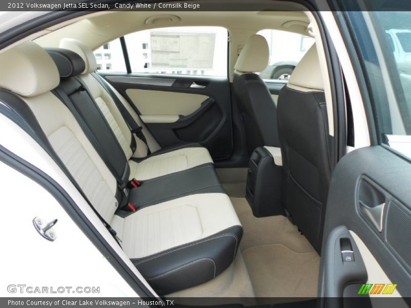 Candy White / Cornsilk Beige 2012 Volkswagen Jetta SEL Sedan