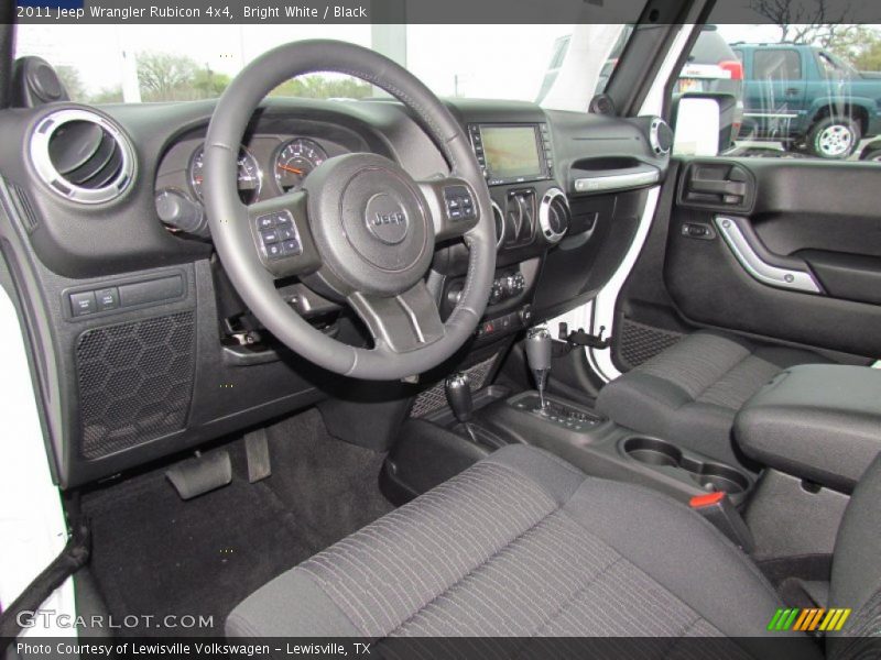  2011 Wrangler Rubicon 4x4 Black Interior