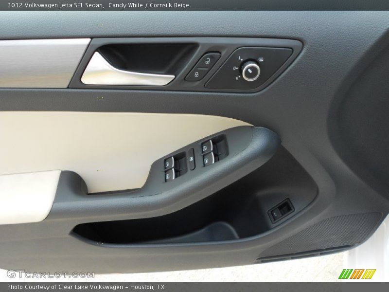 Candy White / Cornsilk Beige 2012 Volkswagen Jetta SEL Sedan