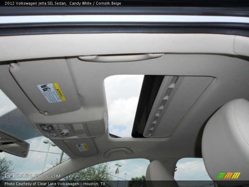 Candy White / Cornsilk Beige 2012 Volkswagen Jetta SEL Sedan