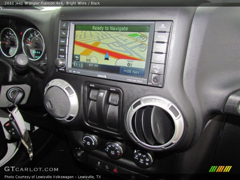 Navigation of 2011 Wrangler Rubicon 4x4