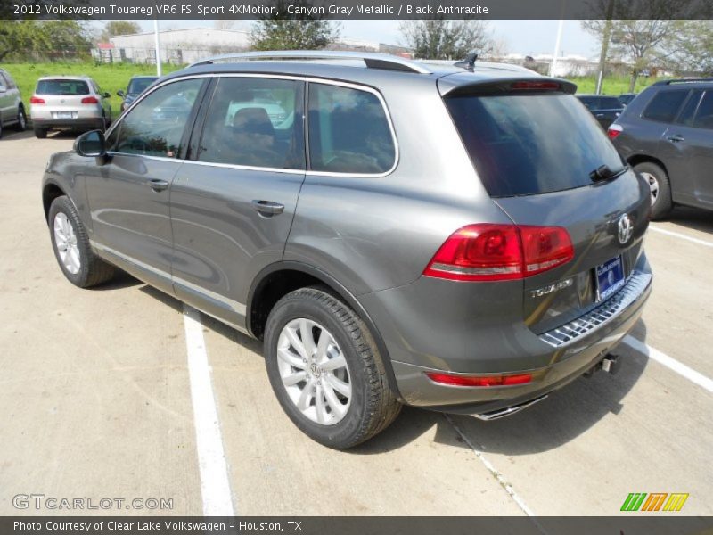 Canyon Gray Metallic / Black Anthracite 2012 Volkswagen Touareg VR6 FSI Sport 4XMotion