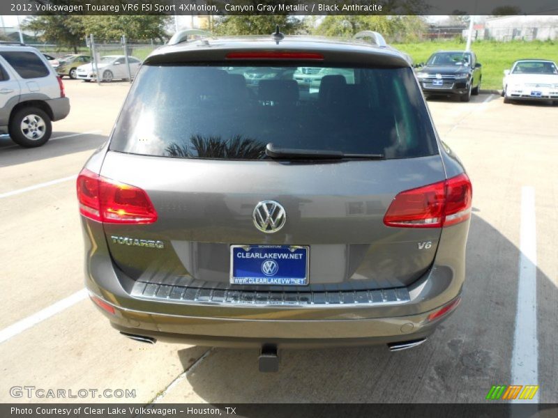 Canyon Gray Metallic / Black Anthracite 2012 Volkswagen Touareg VR6 FSI Sport 4XMotion