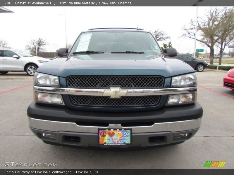 Bermuda Blue Metallic / Gray/Dark Charcoal 2005 Chevrolet Avalanche LT