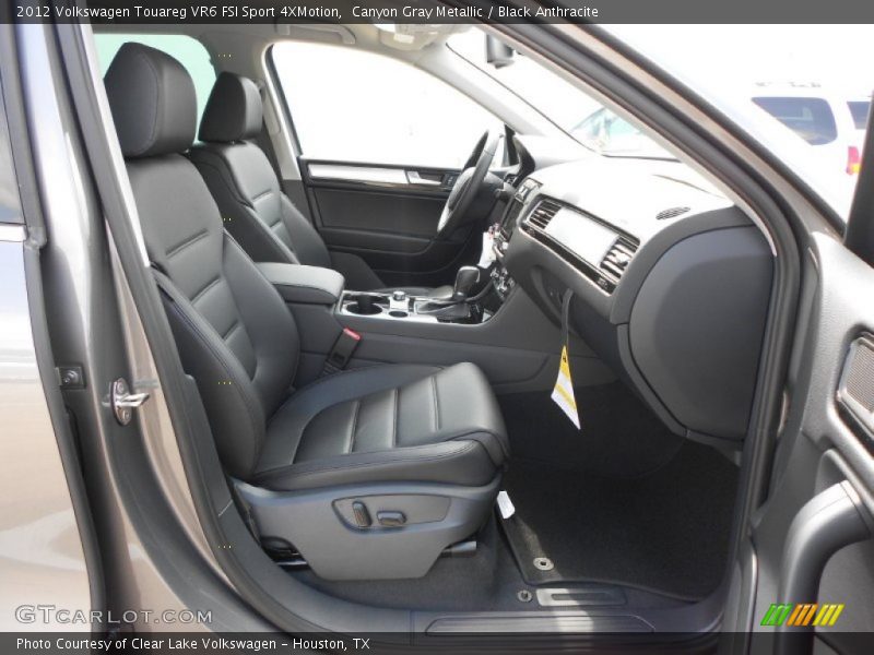  2012 Touareg VR6 FSI Sport 4XMotion Black Anthracite Interior