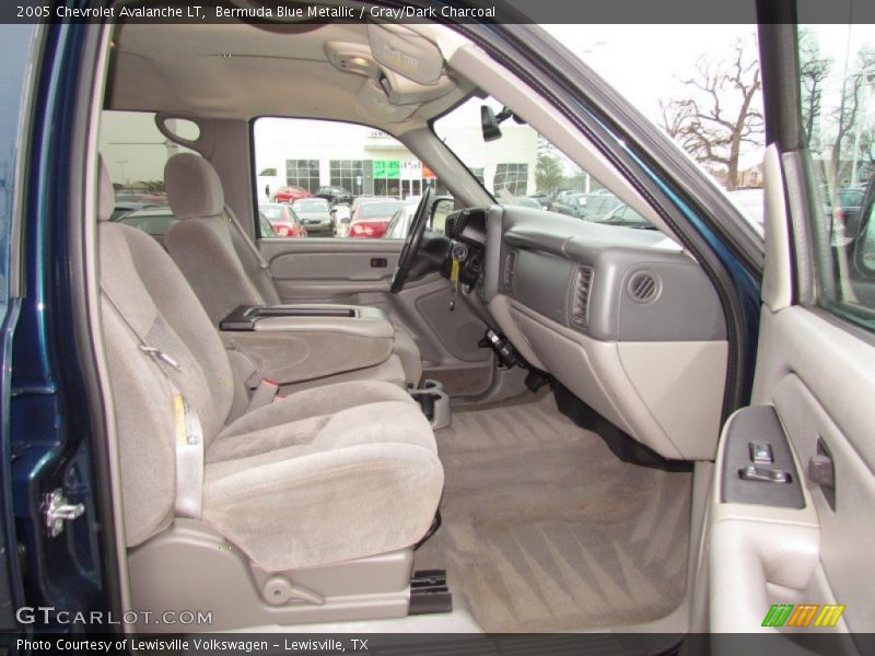 Bermuda Blue Metallic / Gray/Dark Charcoal 2005 Chevrolet Avalanche LT