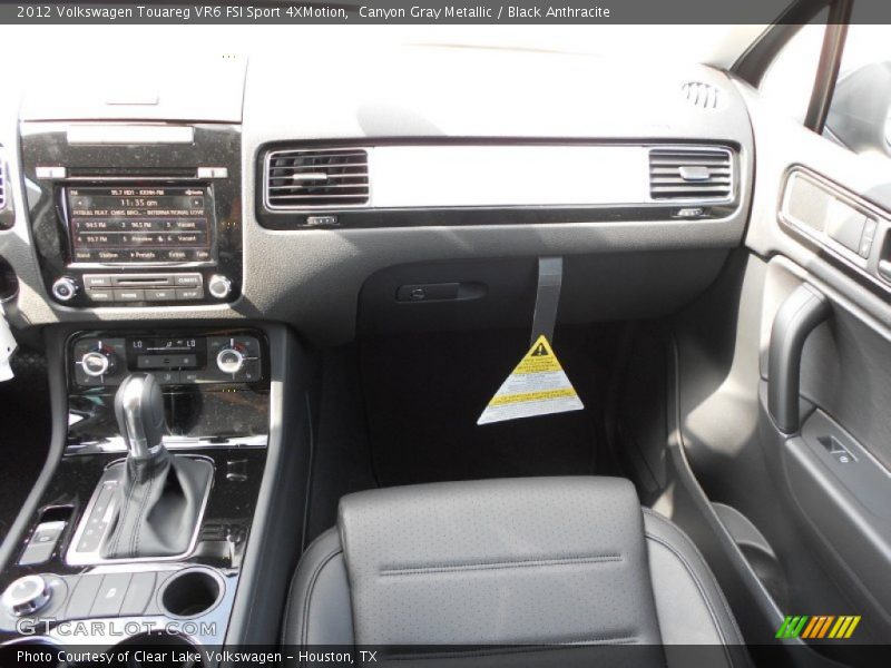 Canyon Gray Metallic / Black Anthracite 2012 Volkswagen Touareg VR6 FSI Sport 4XMotion