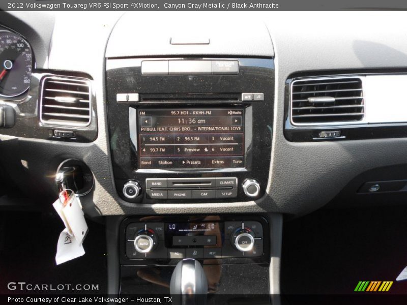Canyon Gray Metallic / Black Anthracite 2012 Volkswagen Touareg VR6 FSI Sport 4XMotion