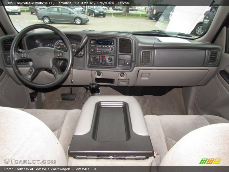 Bermuda Blue Metallic / Gray/Dark Charcoal 2005 Chevrolet Avalanche LT
